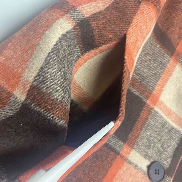 YACUN Women’s Sleeveless Buffalo Lined Plaid Vest Size Small Fall Winter Pockets - Picture 4 of 11